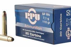 Prvi Partizan Ammunition 30 Carbine 110 Grain Soft Point